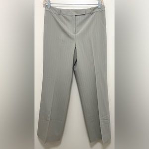 Ann Taylor loft, light gray pinstripe dress pant